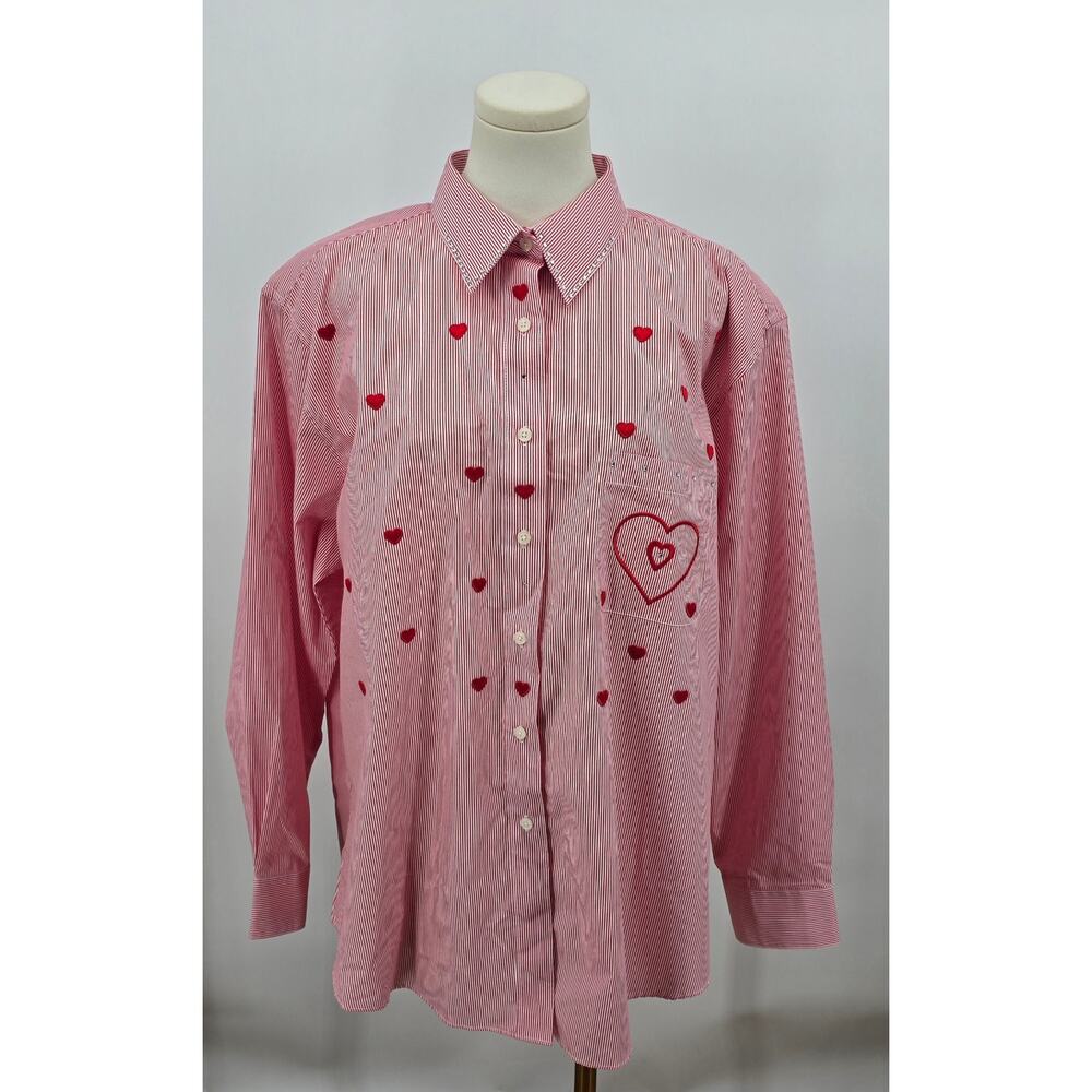 Vintage Get Lucky USA‎ Heartthrob Button Up